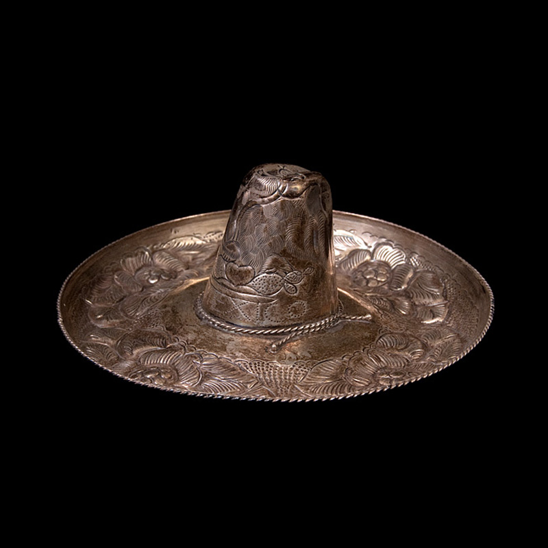 Mexican Sterling Silver Decorative Sombrero - Santa Fe Crafts