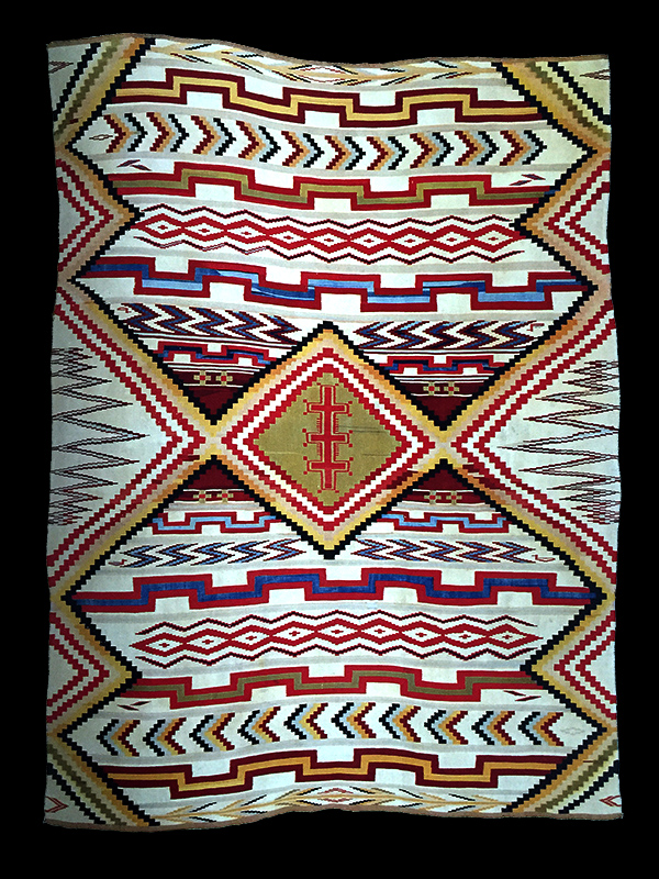 Santa-Fe-Crafts-Event-Dr-Whitaker-Chief-White-Antelope-Blanket