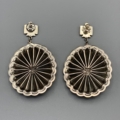 Navajo Oversized Concha Earrings, worn by Lainey Wilson
