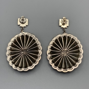 Navajo Oversized Concha Earrings, worn by Lainey Wilson