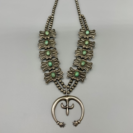 Navajo Harry Morgan Squash Necklace 21059