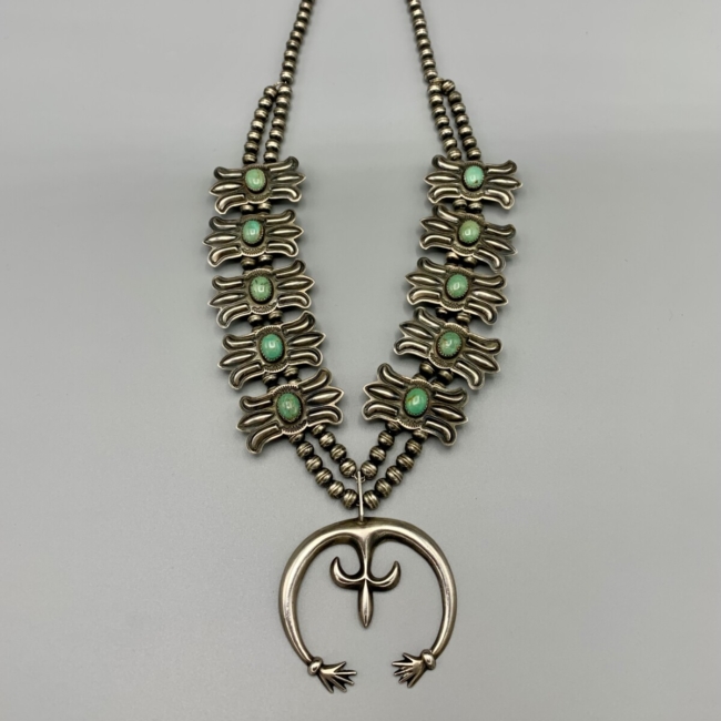 Navajo Harry Morgan Squash Necklace 21059