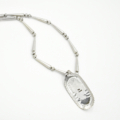 navajo coral pendant handmade silver beads thomas jim 4