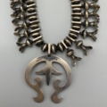 Acoma squash blossom necklace selina warner back