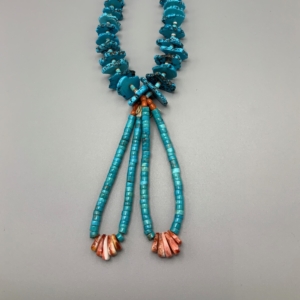 turquoise jacklas tab necklace 2 detail