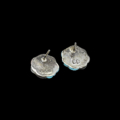 zuni sunface multistone inlaid earrings 3155-3